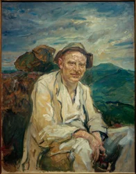 De rustende wandelaar. Portret van Heinrich Kohl